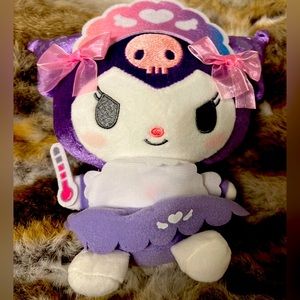 Sanrio Kuromi Plush doll Stuffed toy 8” rare kawaii nurse style Japan Limtied